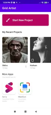 Grid Artist android App screenshot 0